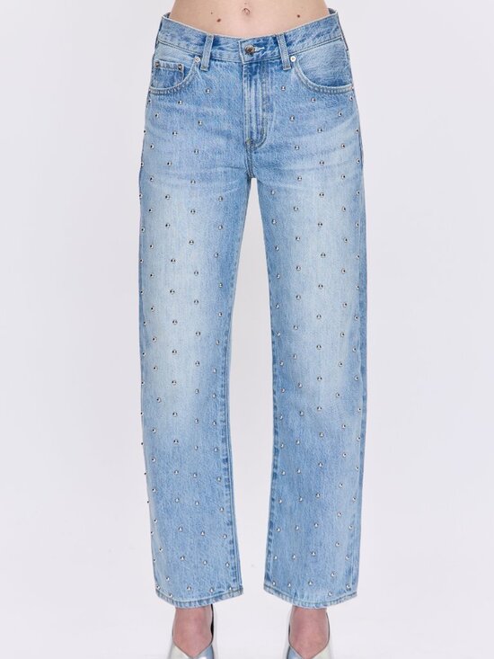 Pistola Denim - Pistola Denim Lexi Mid Rise Bowed Straight Jean - Aries NWT